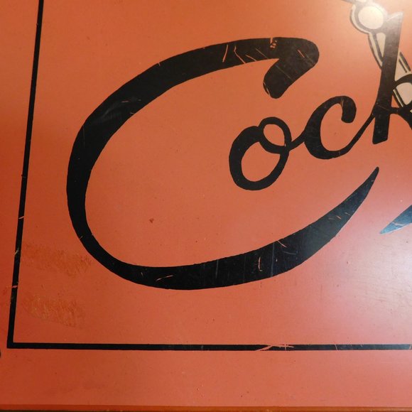 AIRLINE LOUNGE COCKTAILS FULLY AIR CONDITIONED TIN METAL SIGN - Picture 4 of 8